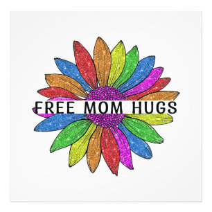 Foto Suporte de Orgulho LGBTQIA+ para a Mãe Livre Abraç