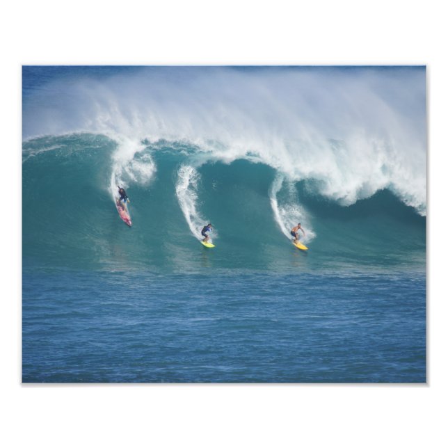 Foto Surf Grande de Waimea Bay (Frente)