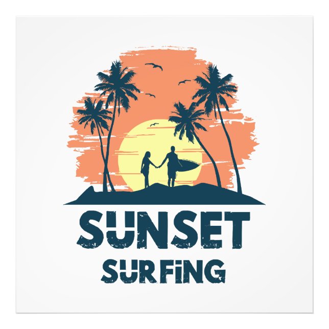 Foto Surfe - Surfe no Sunset (Frente)