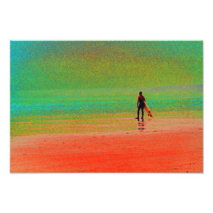 Foto surfista de Cornwall