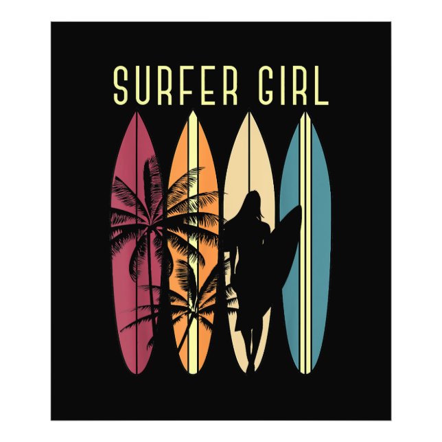 Foto Surfista Garota Surfboard Surfing Women Surf Oce (Frente)
