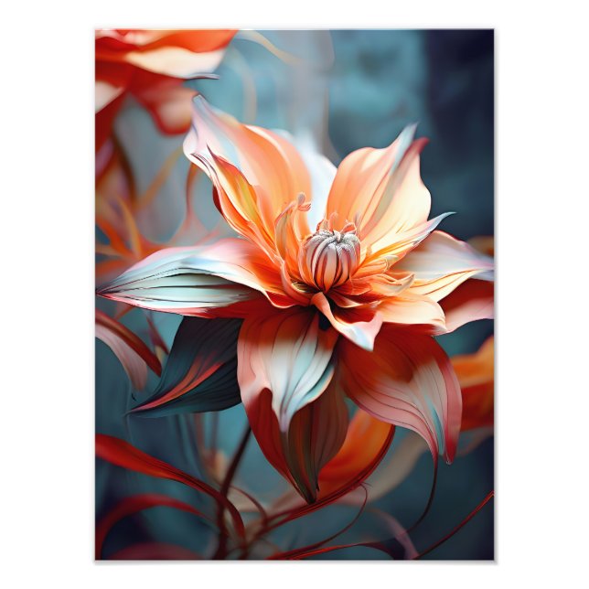 Foto Surreal Dahlia in Bloom (Frente)
