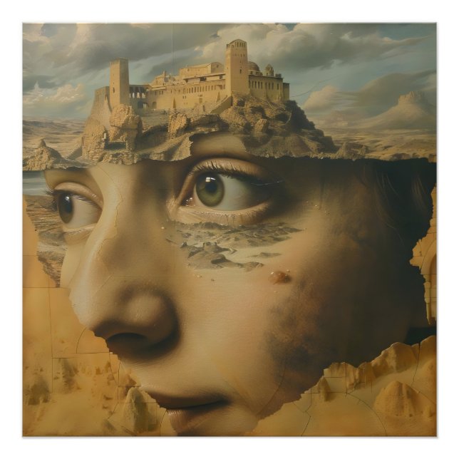 Foto Surrealismo entre mulheres e castelos (Frente)