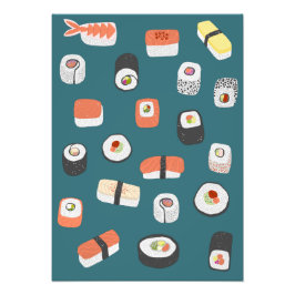 Foto Sushi Nigiri Maki Roll