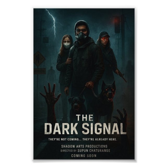 Foto Sussurros na Escuridão" (Frente)