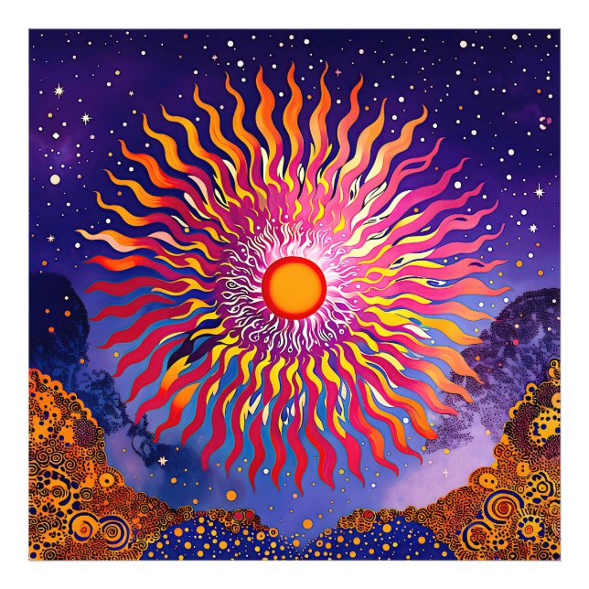 Foto "Sussurros Solares no Céu" O Sol (Frente)