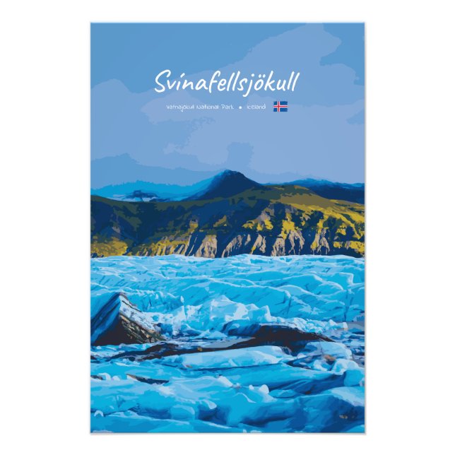 Foto Svínafellsjökull, Iceland -  Glacier View (Frente)