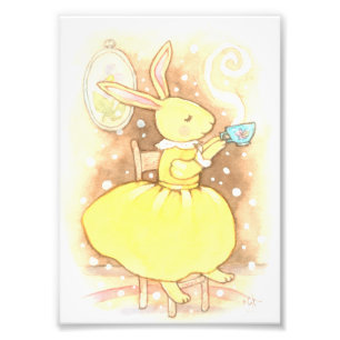 Foto Taça de Coelho Whimsical da Ilustração do Chá