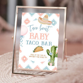 Foto Taco Bout Baby Blue e Pink Taco - Sinal de Bar