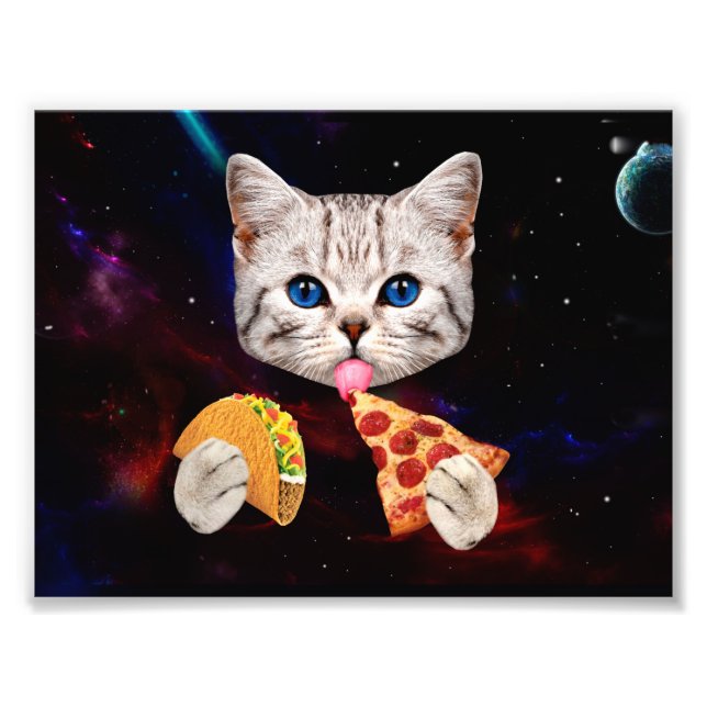 Foto Taco, gato e pizza (Frente)