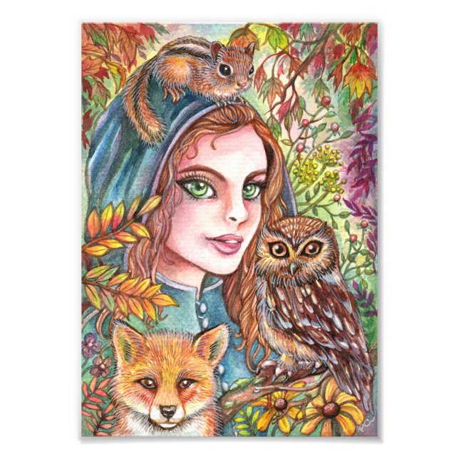 Foto Tamer em Autumn Woods (Frente)