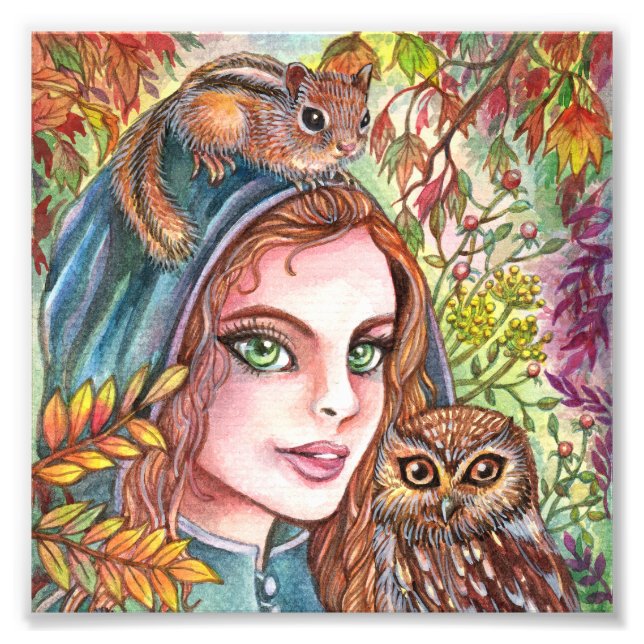 Foto Tamer em Autumn Woods (Frente)