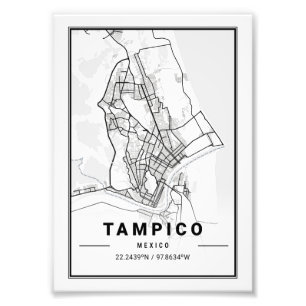 Foto Tampico - Mapa da Cidade do México Ligth