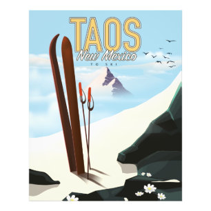 Foto Taos New Mexico ski poster