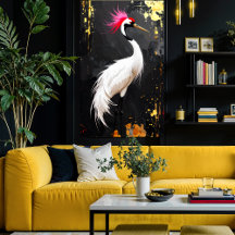 Tapete Crane Art - Design Contemporâneo Inspirado 