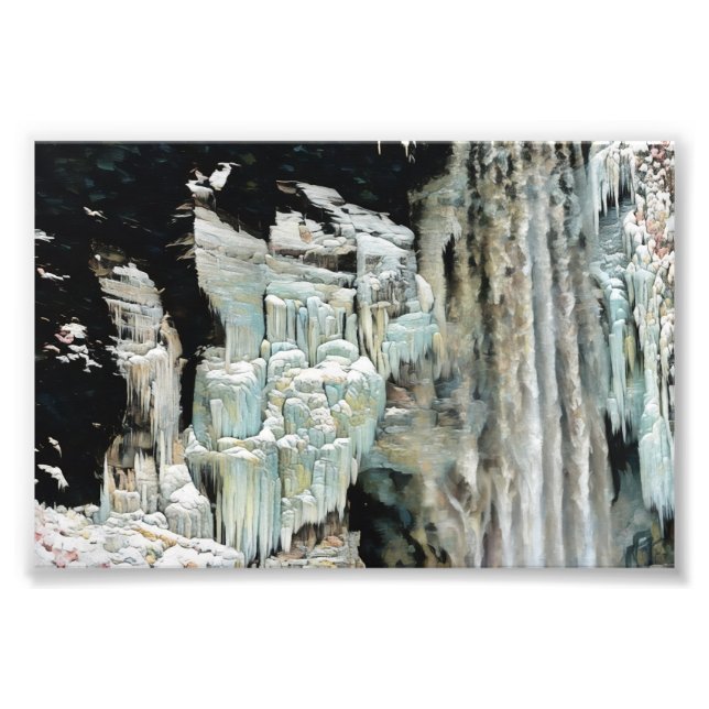Foto Taughannock Falls no Inverno (Frente)