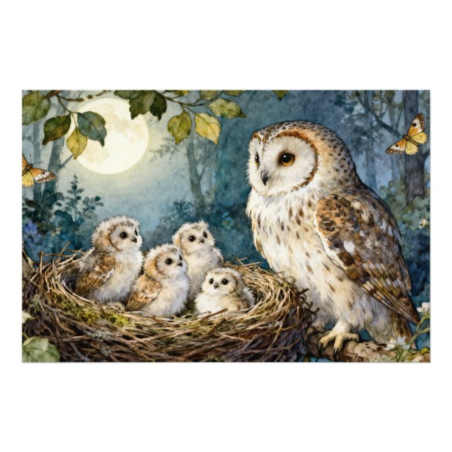 Foto Tawny Nest Impressão (Frente)