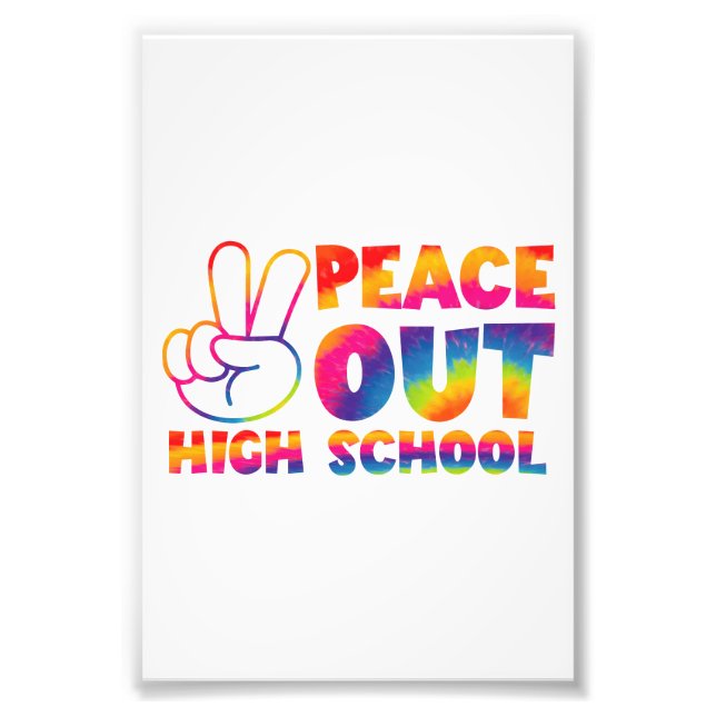 Foto Tchau Escola Camiseta Tie Dye Último Dia De Aula (Frente)
