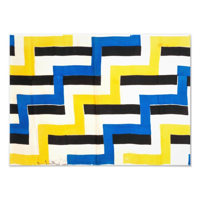 Foto Tecido simultâneo | Sonia Delaunay | (Frente)