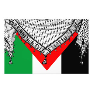 Foto Tecido Tradicional do Keffiyeh Scarf Palestino