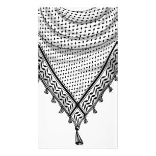 Foto Tecido Tradicional do Keffiyeh Scarf Palestino