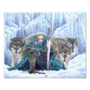 Foto Tempest of Ice Fantasy Art Photo Impressão