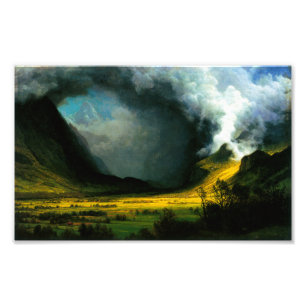 Foto Tempestade Albert Bierstadt na Impressão das Monta