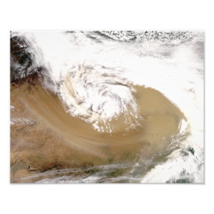 Foto Tempestade de poeira na China norte