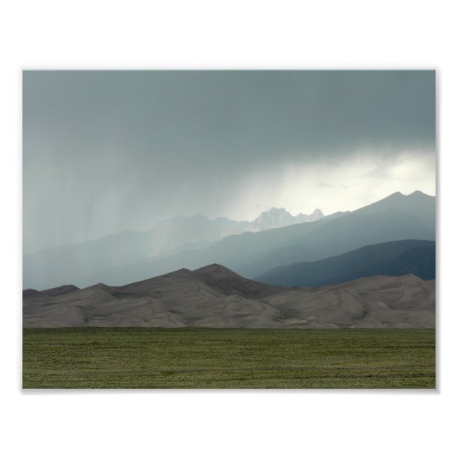 Foto Tempestade sobre o Excelente Sand Dunes, Colorado (Frente)