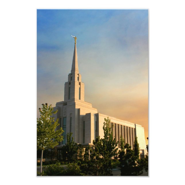 Foto Templo de Montanha Oquirrh (Frente)