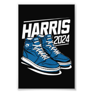 Foto Tênis Harris 24 Voto Presidente Kamala Eleição