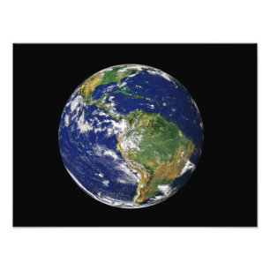 Foto Terra completa que mostra Ámérica do Sul 2
