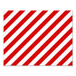 Foto Teste padrão diagonal vermelho e branco das