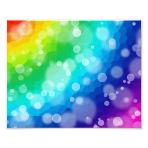Foto Teste padrão do arco-íris de Bokeh