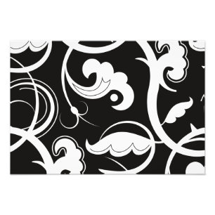 Foto Teste padrão rodado, estilo de Swirly - branco
