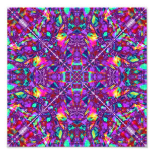 Foto Teste padrão roxo do Hippie da mandala