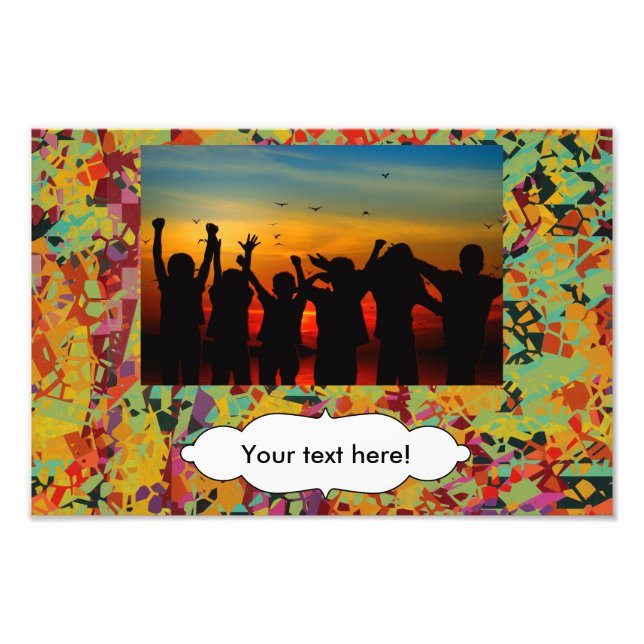 Foto Textura de orifícios coloridos (Frente)