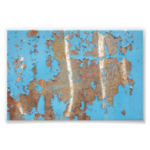 Foto TEXTURAS DE PÓ AZUL, DE metal1617, corado, METAIS