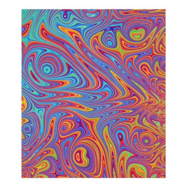 Foto texturas psicodélicas (Frente)