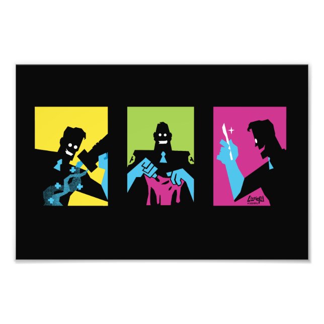 Foto TF2 BLU médico triptych art impressão (Frente)