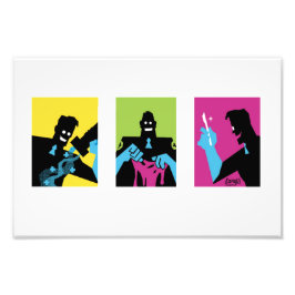 Foto TF2 BLU médico triptych white impressão