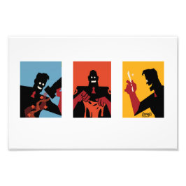 Foto TF2 RED médico triptych white impressão