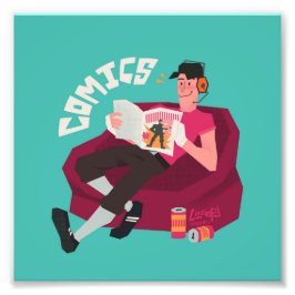 Foto Tf2 Scout história em quadrinhos impressão de arte