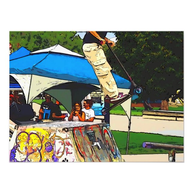 Foto The Big Jump - Scooter Trick (Frente)