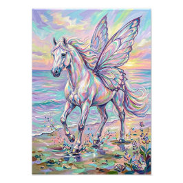 Foto The butterfly horse