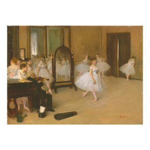 Foto The Dancing Class (1870) Edgar Degas