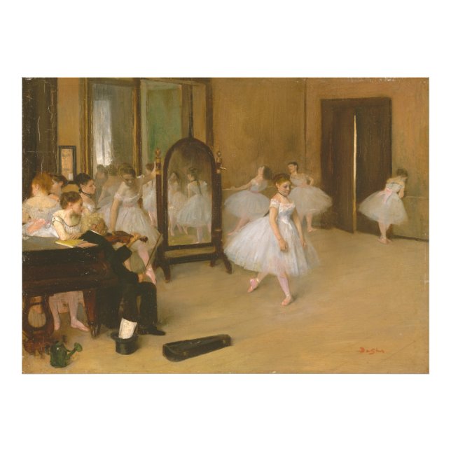 Foto The Dancing Class (1870) Edgar Degas (Frente)