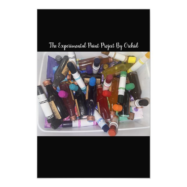 Foto The Experimental Paint Photo Enlargement (Frente)