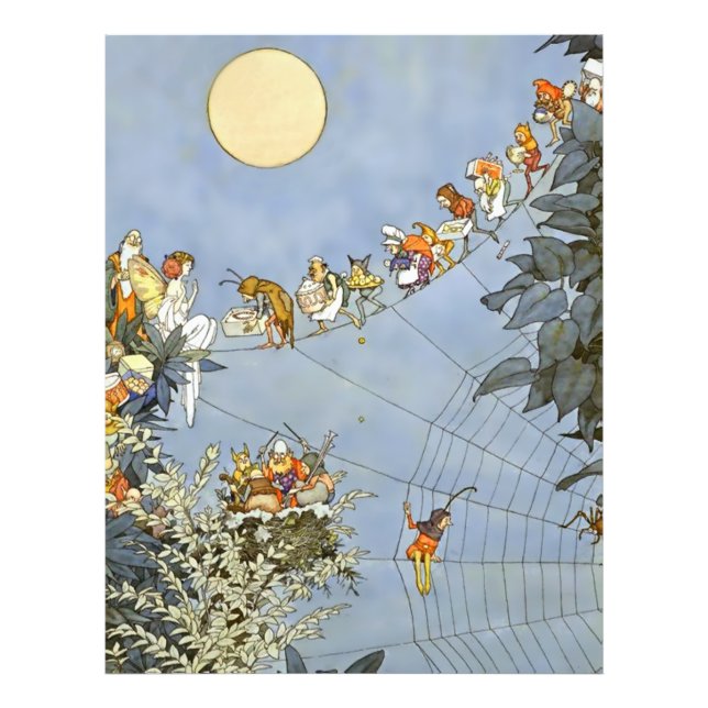 Foto "The Fairies Birthday" por Heath Robinson (Frente)