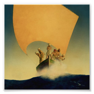Foto "The Pirate Ship", de Maxfield Parrish